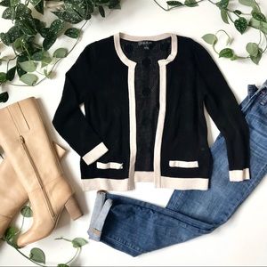 August Silk Polka Dot Cardigan